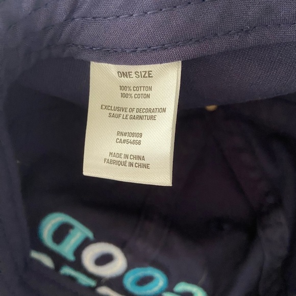 Life Is Good Good Vibes Cap Blue Adjustable Baseball Cap - Picture 5 of 5